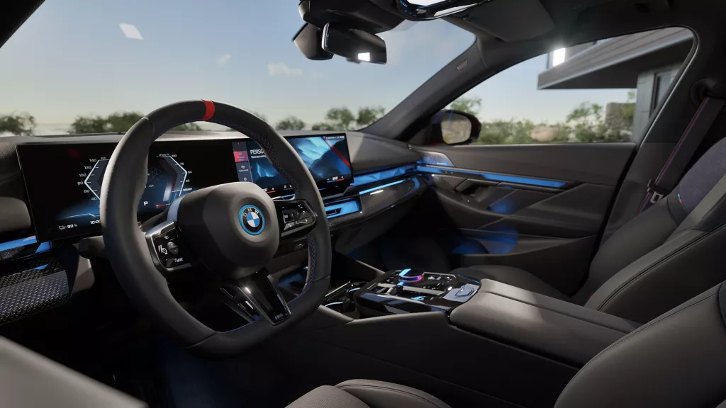 BMW i5 M60 "parte interior"