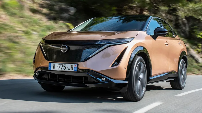 Frontal Nissan Eléctrico Ariya