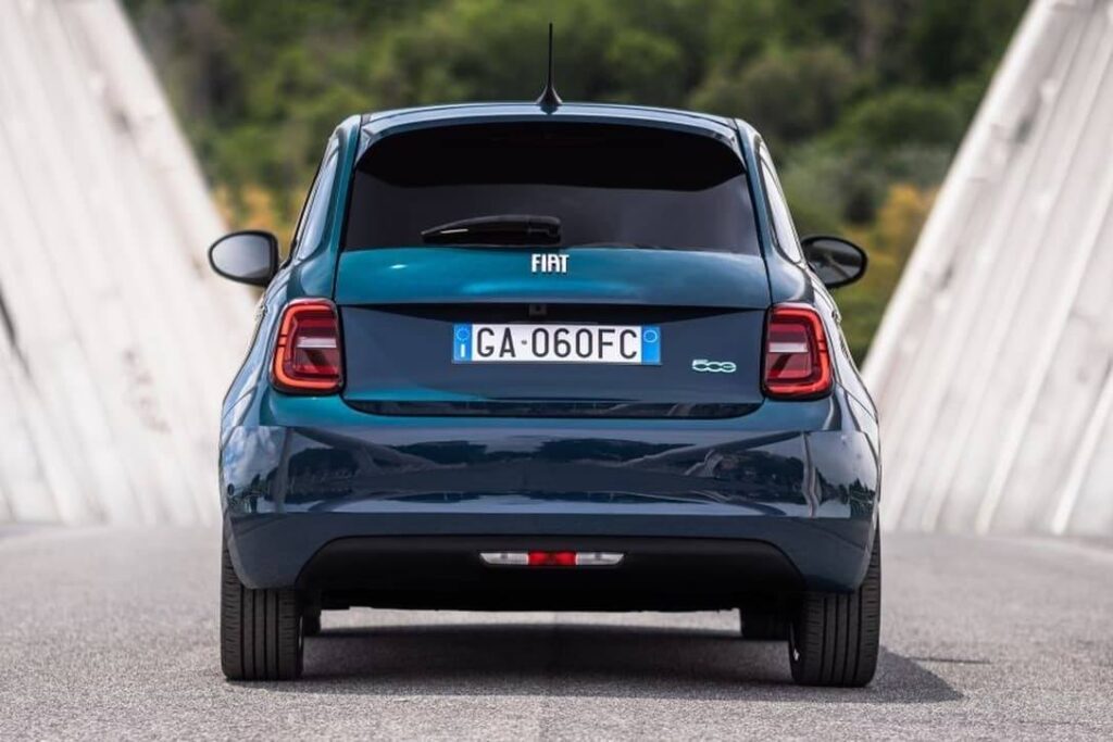 Parte posterior Fiat 500 Eléctrico