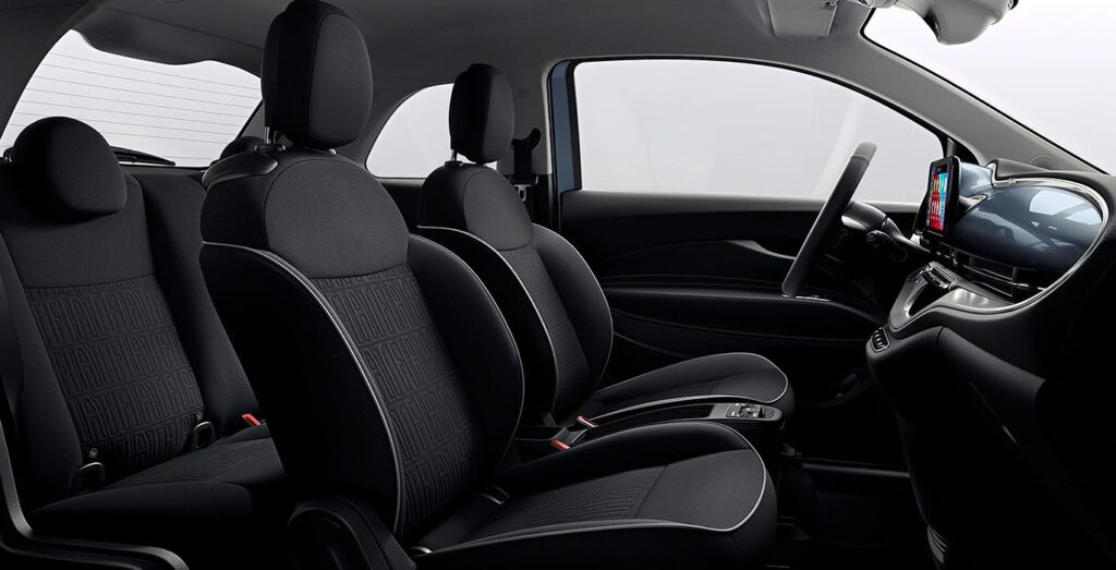 Interior de calidad 500e
