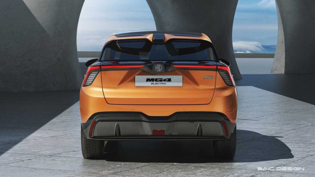Parte posterior MG4 Electric