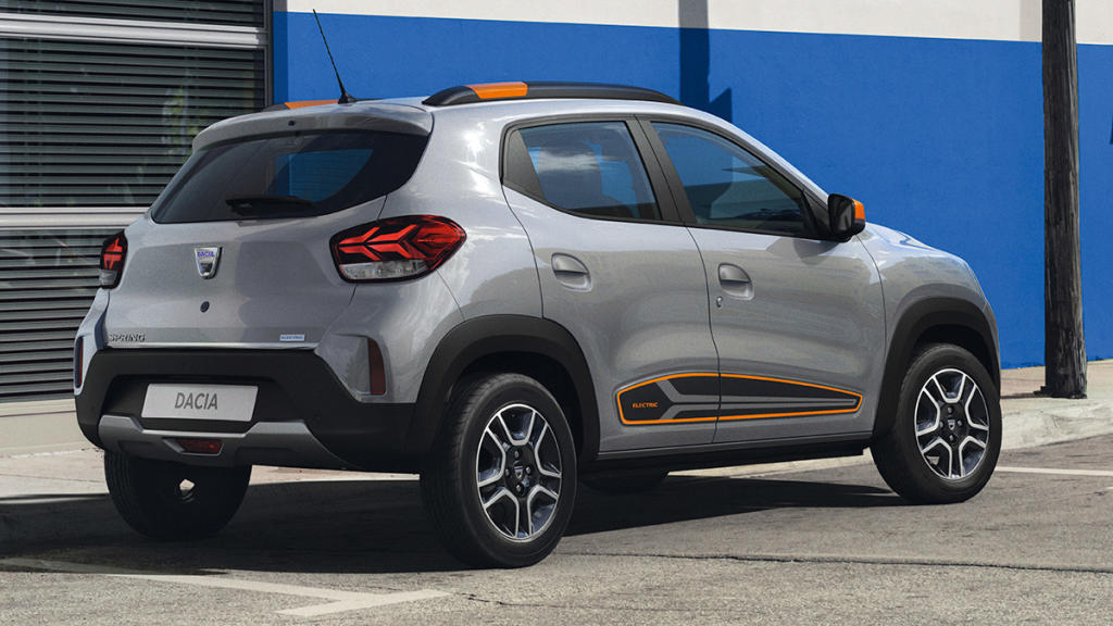 Dacia Spring gris rayo