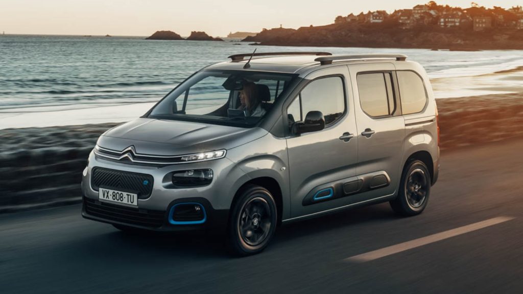 Parte delantera Citroën ë-Berlingo
