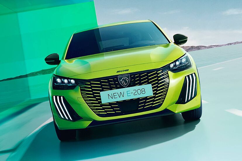 Frontal Peugeot e-208