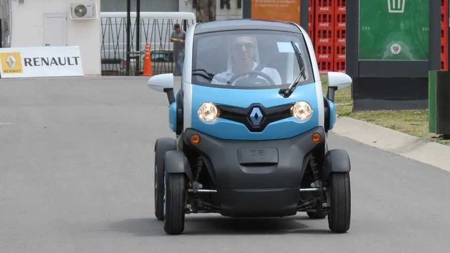 Frontal Coche Eléctrico Renault Twizy