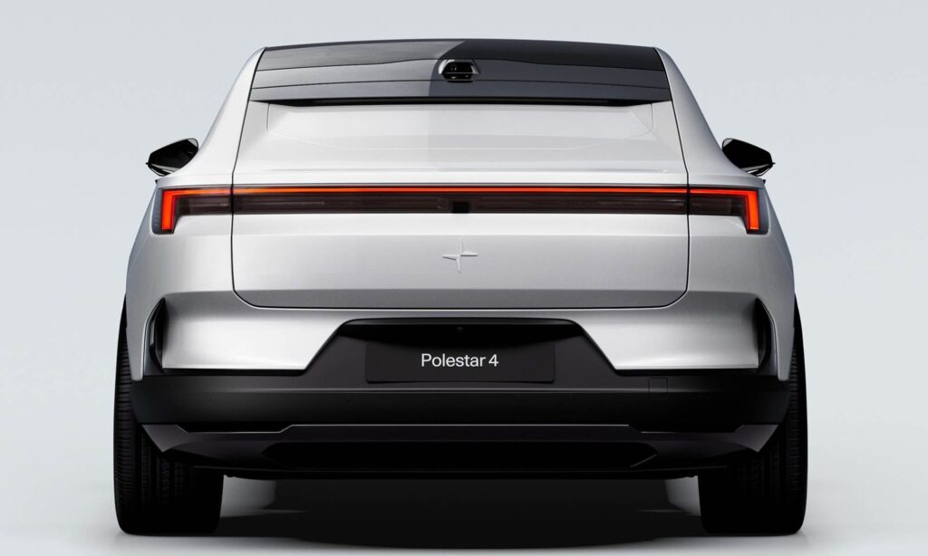Parte trasera Polestar 4 SUV